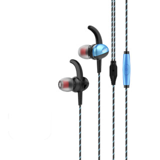 WRZ i7 入耳式有线耳机 黑蓝色 3.5mm
