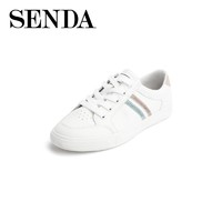 SENDA 森达 2020秋季新款专柜同款韩版青年潮流休闲女小白鞋3ZG02CM0
