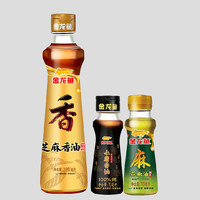 金龙鱼 芝麻油220ml+小磨芝麻油70ml+花椒油70ml