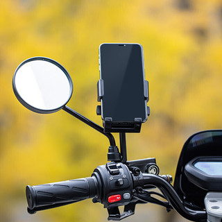 SolarStorm 电动车手机架摩托车外卖快递秒锁手机支架踏板电瓶车导航支架骑行配件