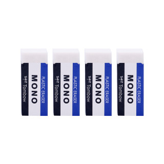 日本蜻蜓tombowpe01a橡皮mono橡皮漫画美术素描绘图像皮擦白色4块装