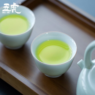 WU HU 五虎 正宗特级安溪铁观音茶叶浓香型2021新茶散茶罐装高山乌龙茶