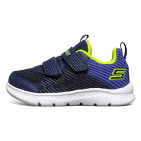 SKECHERS 斯凯奇 400044N 男童休闲运动鞋 海军蓝色/蓝色 23码