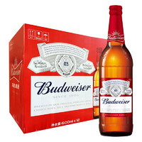 Budweiser 百威 经典醇正啤酒 600ml*12瓶