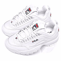 PLUS会员：FILA 斐乐 DISRUPTOR 2 PREMIUM 颠覆者破坏者 FW01655 男士休闲鞋