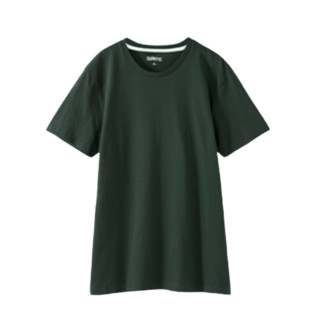 Baleno 班尼路 男女款圆领短袖T恤 88902284 深墨绿 XS