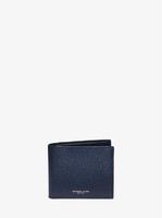 MICHAEL KORS 迈克·科尔斯 Harrison Crossgrain Leather Billfold Wallet With Passcase