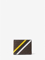 MICHAEL KORS 迈克·科尔斯 Cooper Logo Stripe Billfold Wallet with Passcase