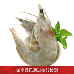 jufuxian 聚福鲜 国产单只盐冻白虾1.5kg 90-108只/盒非整坨冻虾 火锅食材