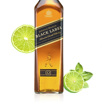 尊尼获加 12年 黑牌 调和 苏格兰威士忌 40%vol 500ml