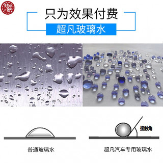 超凡 冬夏四季通用汽车玻璃水防冻型雨刮水10-25-40 加满装 -15度