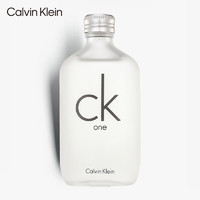 Calvin Klein 卡尔文·克莱 卡尔文克雷恩(Calvin Klein)CK香水男士女士中性淡香水 ck one中性淡香水50ml