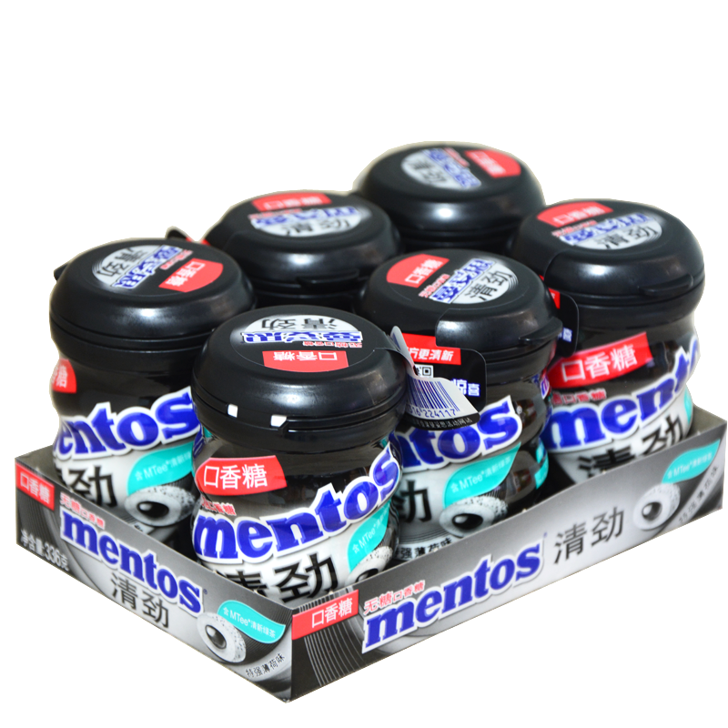 mentos 曼妥思 无糖口香糖 特强薄荷味