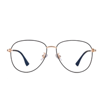 JingPro 镜邦 1928 黑金色钛架镜框+1.60折射率 防蓝光镜片