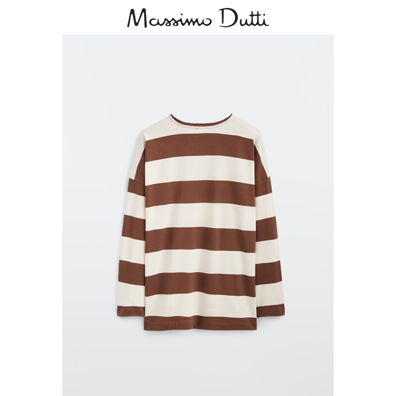 Massimo Dutti 女士条纹圆领T恤 06819524122