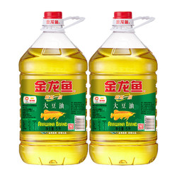 金龙鱼 精炼一级大豆油 5L*2桶 食用油 优质大豆油