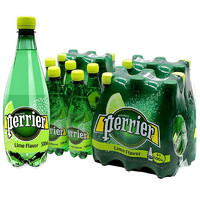 perrier 巴黎水 天然气泡矿泉水 500ml*24瓶