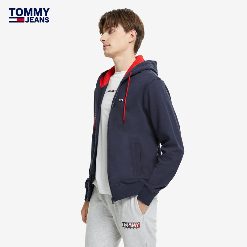 TOMMY HILFIGER 汤米·希尔费格 男子LOGO连帽卫衣 DM0DM11629
