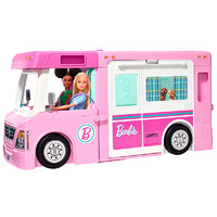 Barbie 芭比 多功能豪华露营房车 旅行出游社交 女孩儿童玩具过家家 GHL93