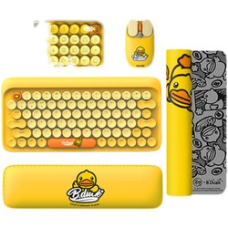 LOFREE 洛斐 小黄鸭键盘鼠标计算器无线蓝牙青轴机械礼品套装