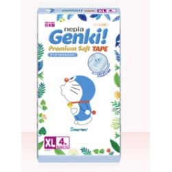 nepia 妮飘 Genki系列 婴儿纸尿裤 XL4片