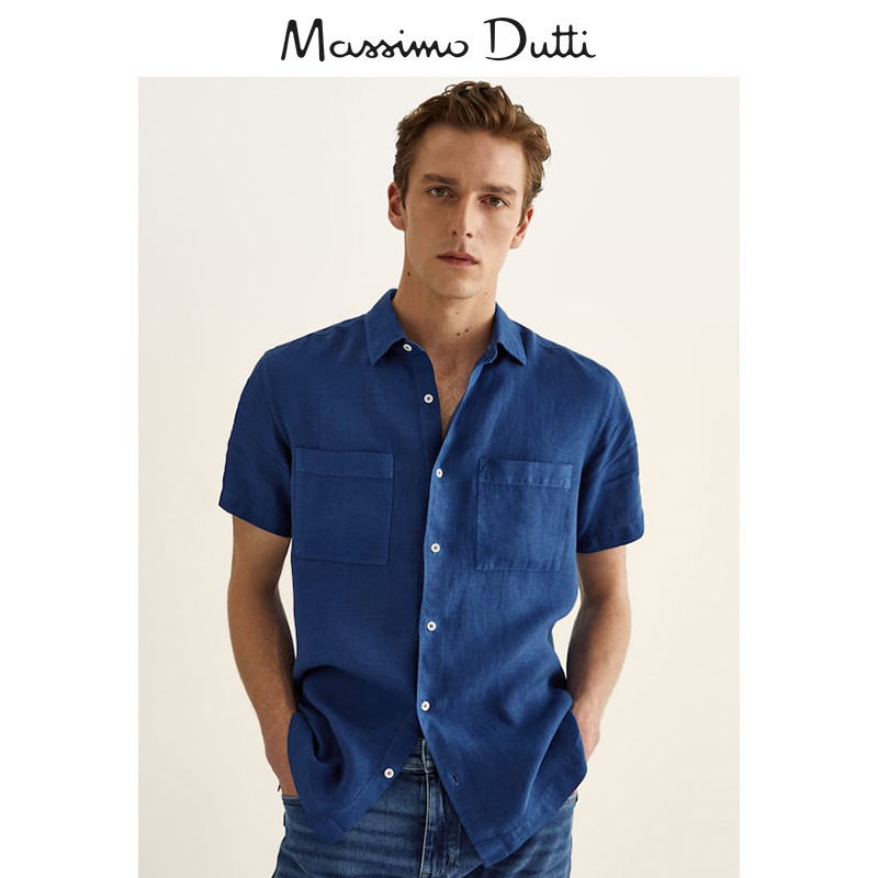 Massimo Dutti 男士休闲衬衫 00102302401