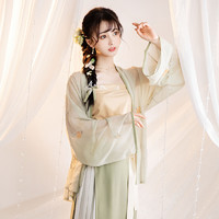 CHIXIA 池夏 春茶宴:竹音 宋制对襟短衫吊带两片裙