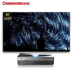 CHANGHONG 长虹 D5UR 4K激光电视 含100吋菲涅尔硬屏套装