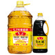luhua 鲁花 5S压榨一级花生油5.7L 自然鲜1L 食用油 酱油