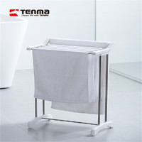 TENMA 天马 日本Tenma天马株式会社不锈钢立式毛巾架卫生间晾晒免打孔金属架