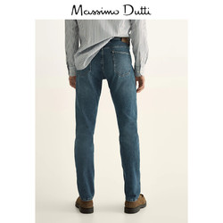 Massimo Dutti 男装 00055055405-29 修身版刷纹牛仔裤