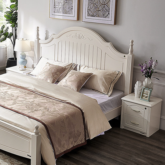 quanu 全友 120613 简约田园双人框架床 1.8m