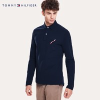 TOMMY HILFIGER 汤米·希尔费格 男装新品长袖POLO衫-合身版 MW0MW11612