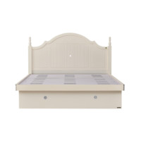 QuanU 全友 120613 韩式公主床 150*200cm 高箱款