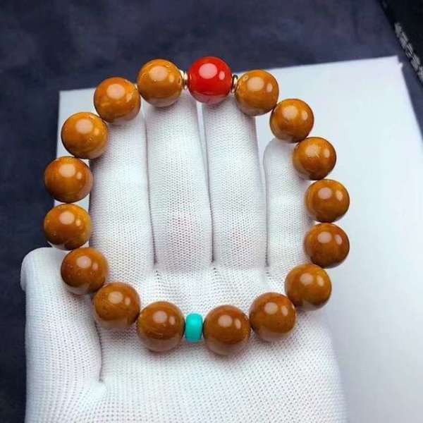 精品紫金鼠正圆手串14mm精抛油籽简约设计精美配饰