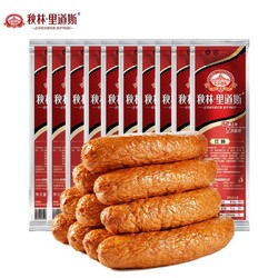 秋林里道斯 秋林·里道斯 正宗哈尔滨红肠 肥瘦型红肠80g*6 东北特产 猪肉类 零食
