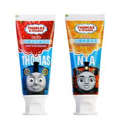 THOMAS & FRIENDS 托马斯和朋友 托马斯 2~12岁儿童益生菌牙膏50g*2支（草莓味）