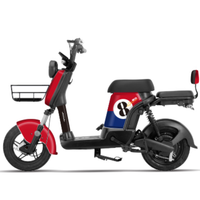 AIMA 爱玛 电动自行车 TDT1103Z 48V20Ah锂电池 透明红