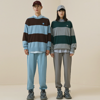 Meters bonwe 美特斯邦威 114745 情侣装宽松慵懒长袖毛衫