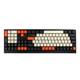 CHERRY 樱桃 MX 2.0S 108键 有线机械键盘 正刻 黑橙 Cherry红轴 无光