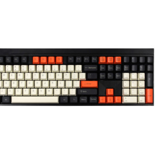 CHERRY 樱桃 MX 2.0S 108键 有线机械键盘 正刻 黑橙 Cherry红轴 无光