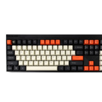 CHERRY 樱桃 MX 2.0S 108键 有线机械键盘 正刻 黑橙 Cherry茶轴 无光