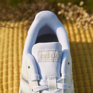 adidas NEO Grand Court 女子运动板鞋 FW3734 白/银 38