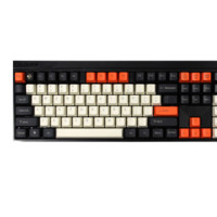 CHERRY 樱桃 MX 2.0S 108键 有线机械键盘 正刻 黑橙 Cherry青轴 无光