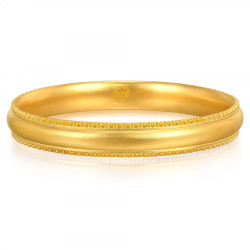 chowsangsang周生生足金文化祝福东方古祖手镯黄金手镯