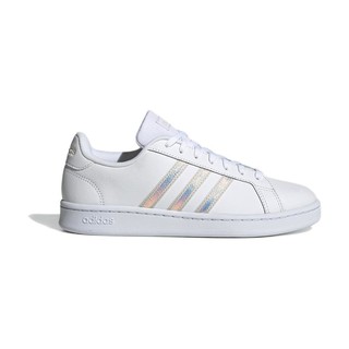 adidas NEO Grand Court 女子运动板鞋 FW3734 白/银 38