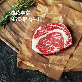 神泽 M5雪花牛排套餐牛扒原切牛肉新鲜生鲜菲力眼肉西冷进口1800g M5牛排三杰 9袋/1.8kg