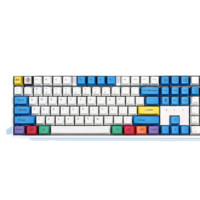 CHERRY 樱桃 MX 2.0S 108键 有线机械键盘 侧刻 粉笔 Cherry青轴 无光