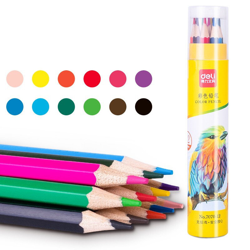买给孩子画画用的12色彩色铅笔，感觉良好