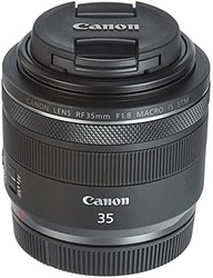 Canon 佳能 RF-35毫米焦距/F1.8大光圈 Macro IS STM 镜头（52毫米滤镜螺纹），黑色